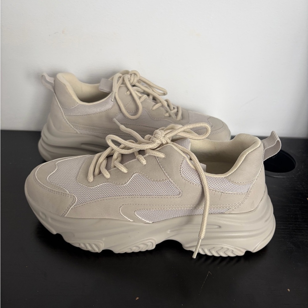 Call It Spring Cream Women's Platform Sneakers